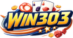 Logo win303 berwarna merah